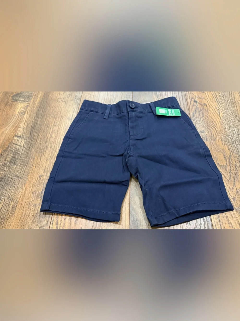 Gap Kids Girl's Uniform Bermuda Shorts Navy Blue Size 5, NEW